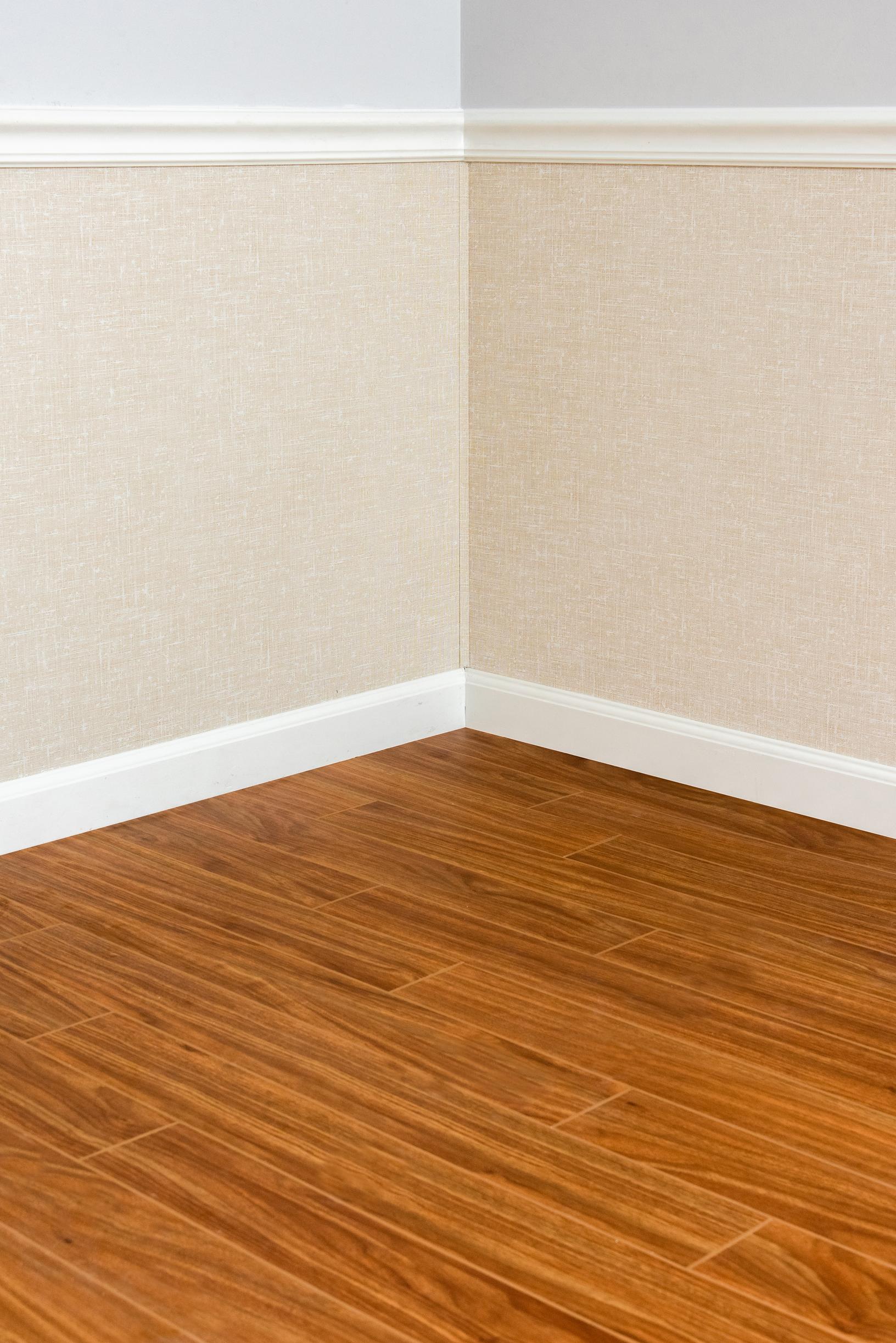 Beautifully Finished Walnut Wooden Floor